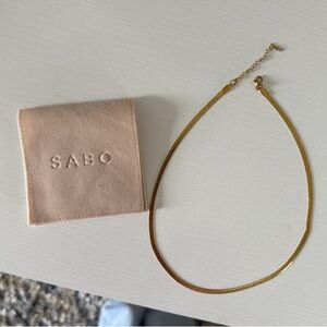 Sabo Skirt Gold Necklace